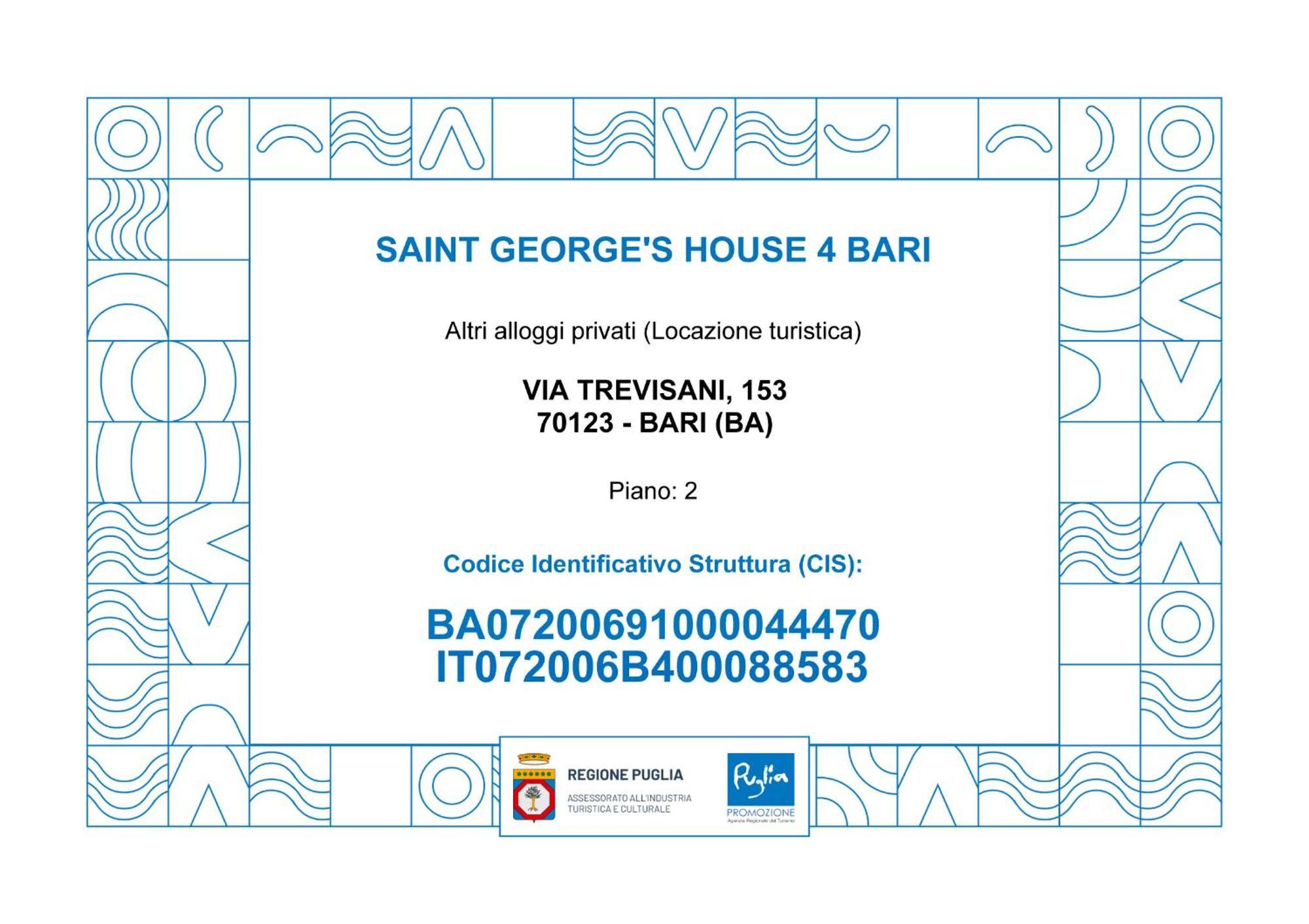 Saint George'S House 4 Bari Apartment Bagian luar foto